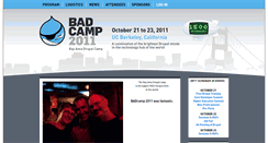 Desktop Screenshot of 2011.badcamp.net