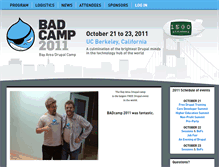 Tablet Screenshot of 2011.badcamp.net